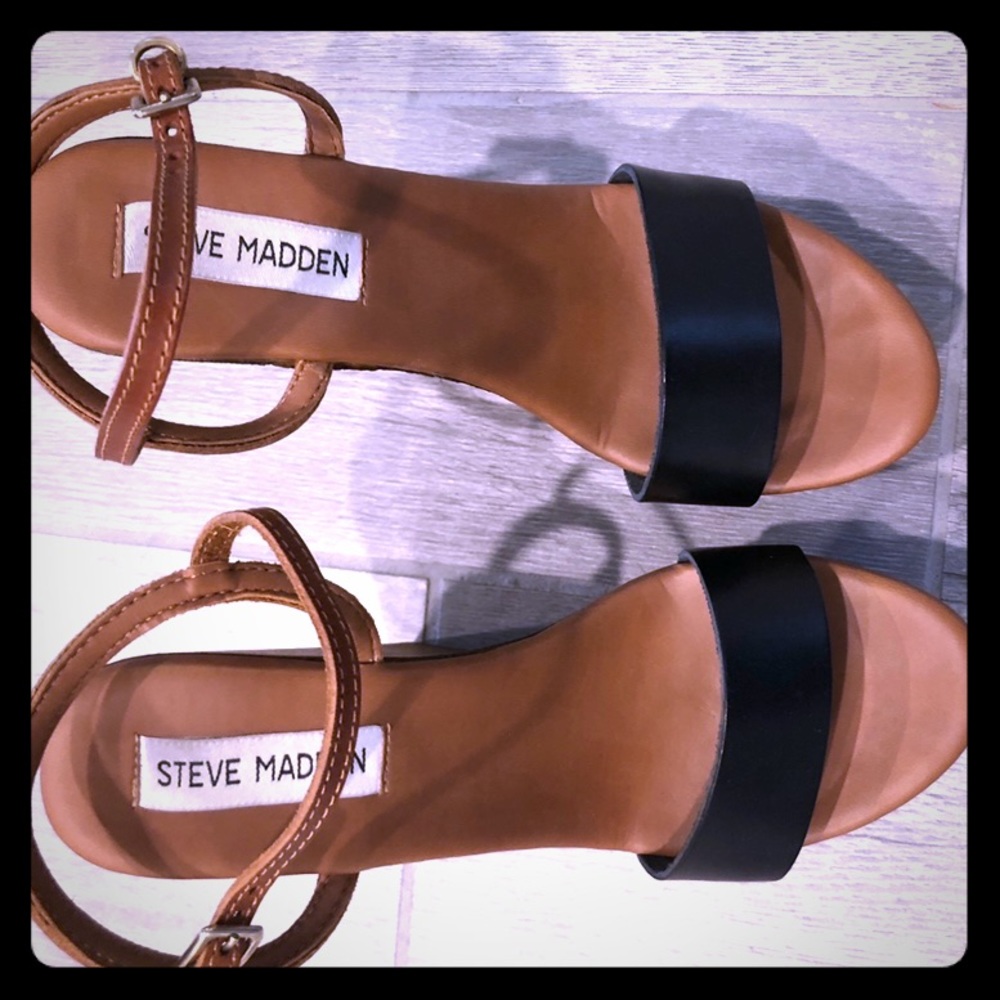 Steve Madden Wedges (Black)